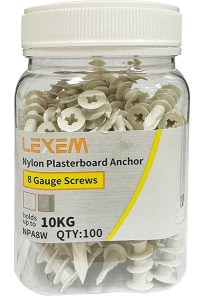 NPA8W gyprock plaster anchor plug 600